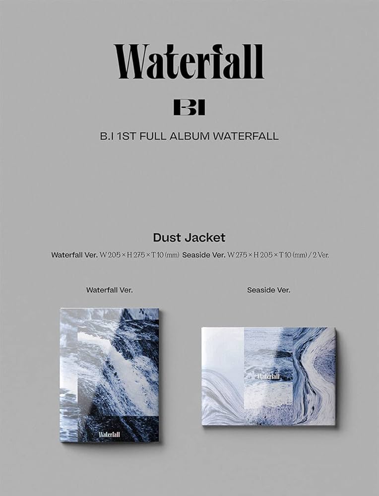 B.I ハンビン　WATERFALL レコード IKON B.I Kim Hanbin 1ST FULL ALBUM WATERFALL LP VER LIMITED